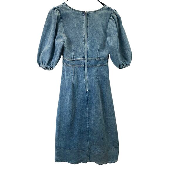 Gorgeous Blue Denim Dress - Picture 7 of 11